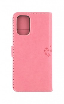 Knížkové pouzdro TopQ na mobil Xiaomi Redmi 10 Růžový strom sovičky