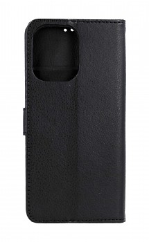 Knížkové pouzdro na Xiaomi Redmi 13C černé s přezkou