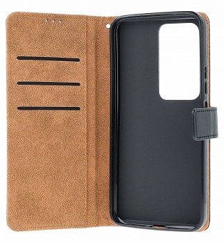 Knížkové pouzdro na Xiaomi Redmi 15 černé s přezkou 2 (2)