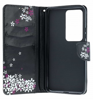 Knížkové pouzdro na Xiaomi Redmi 15 Květy sakury (2)