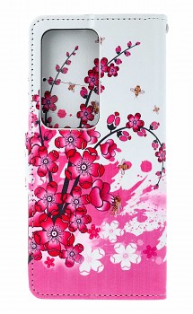 Knížkové pouzdro na Xiaomi Redmi 15 Kytičky
