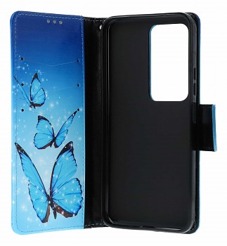 Knížkové pouzdro na Xiaomi Redmi 15 Modří motýlci (2)