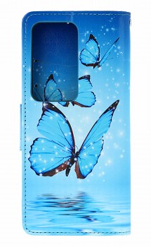 Knížkové pouzdro na Xiaomi Redmi 15 Modří motýlci