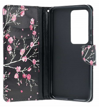 Knížkové pouzdro na Xiaomi Redmi 15 Noční květy (2)