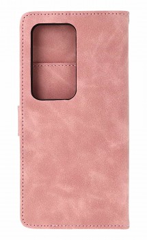 Knížkové pouzdro na Xiaomi Redmi 15 se zipem růžové