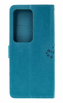 Knížkové pouzdro na Xiaomi Redmi 15 Tyrkysový strom sovičky