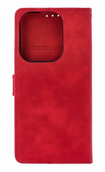 Knížkové pouzdro na Xiaomi Redmi 15C se zipem červené