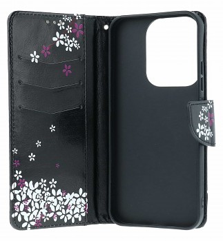 Knížkové pouzdro na Xiaomi Redmi 15C Květy sakury (2)