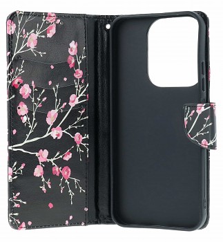 Knížkové pouzdro na Xiaomi Redmi 15C Noční květy (2)