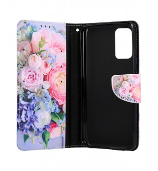 Knížkové pouzdro na Xiaomi Redmi 9T Kytice 2 (2)
