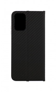 Knížkové pouzdro Luna Carbon Book na Xiaomi Redmi Note 10 černé