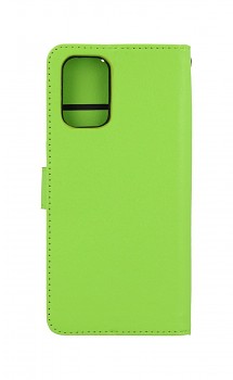 Knížkové pouzdro na Xiaomi Redmi Note 10 zelené s přezkou