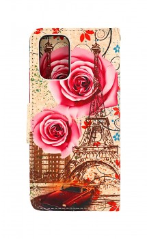 Knížkové pouzdro na Xiaomi Redmi Note 10 Pro Rozkvetlá Paříž