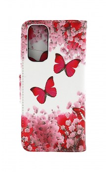 Knížkové pouzdro na Xiaomi Redmi Note 11 Růžoví motýlci