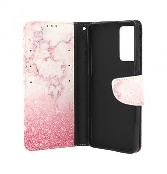 Knížkové pouzdro na Xiaomi Redmi Note 11 Pro Růžový mramor (2)
