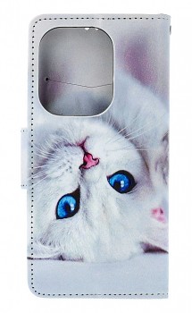 Knížkové pouzdro TopQ na mobil Xiaomi Redmi 15C Kočička