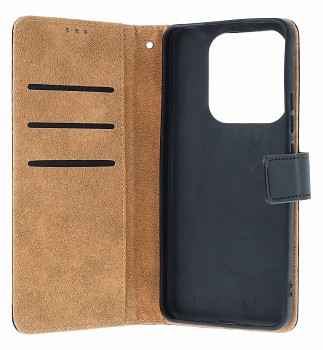 Knížkové pouzdro na Xiaomi Redmi Note 14 5G černé s přezkou 2 (2)