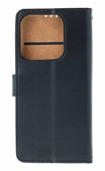 Knížkové pouzdro na Xiaomi Redmi Note 14 5G černé s přezkou 2