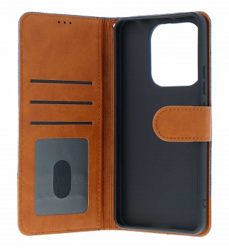 Knížkové pouzdro Jeans na Xiaomi Redmi Note 14 modré (2)