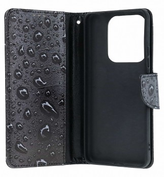 Knížkové pouzdro TopQ na mobil Xiaomi Redmi Note 14 Kapky 2