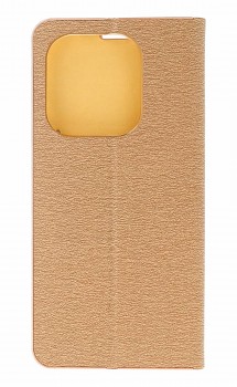 Knížkové pouzdro Luna Book na Xiaomi Redmi Note 14 zlaté