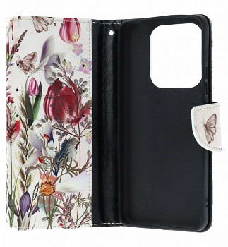 Knížkové pouzdro TopQ Design na mobil Xiaomi Redmi Note 14 Rozkvetlé jaro 2