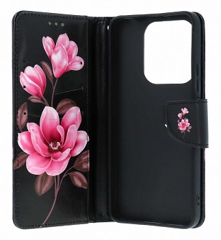 Knížkové pouzdro TopQ na mobil Xiaomi Redmi 15C Tři květy
