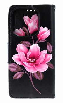 Knížkové pouzdro na Xiaomi Redmi Note 14 Tři květy