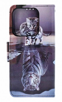 Knížkové pouzdro TopQ na mobil Xiaomi Redmi Note 14 Tygr