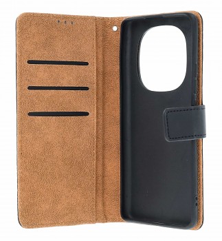 Knížkové pouzdro na Xiaomi Redmi Note 14 Pro černé s přezkou 2 (2)
