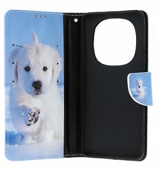 Knížkové pouzdro na Xiaomi Redmi Note 15 5G Štěňátko (2)