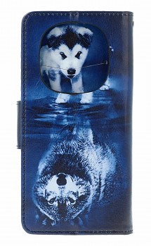 Knížkové pouzdro na Xiaomi Redmi Note 15 Odraz vlka