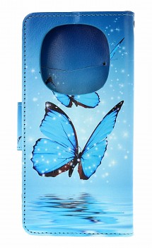 Knížkové pouzdro na Xiaomi Redmi Note 15 Pro+ 5G Modří motýlci