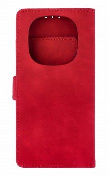 Knížkové pouzdro na Xiaomi Redmi Note 15 Pro se zipem červené