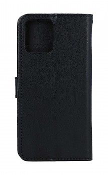 Knížkové pouzdro na Motorola Moto G72 černé s přezkou