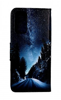 Knížkové pouzdro na Samsung A14 Zimní cesta