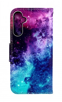 Knížkové pouzdro na Samsung A34 Vesmír