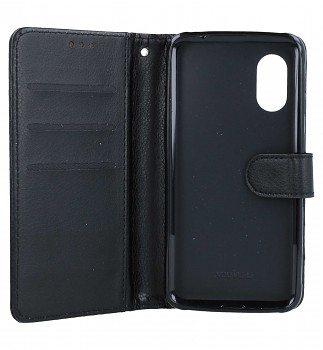 Knížkové pouzdro na Samsung Xcover 5 černé s přezkou_1