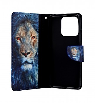 Knížkové pouzdro na Xiaomi Redmi 10C Kouzelný lev_1