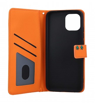 Knížkové pouzdro na Xiaomi Redmi A2 oranžové s žabkou_1