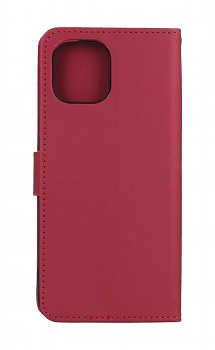 Knížkové pouzdro na Xiaomi Redmi A2 vínové s kočičkou