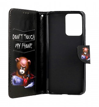 Knížkové pouzdro na Xiaomi Redmi Note 12 5G Don't Touch méďa_1