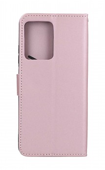 Knížkové pouzdro na Xiaomi Redmi Note 12 Pro 5G růžové s králíčkem