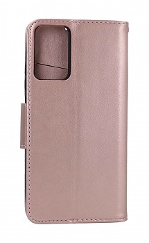 Knížkové pouzdro na Xiaomi Redmi Note 12S Butterfly růžové světlé