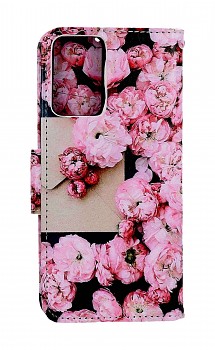 Knížkové pouzdro na Xiaomi Redmi Note 12S Růžové květy