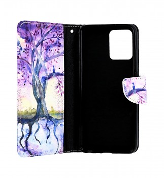 Knížkové pouzdro na Realme 8i Kresba stromu_1