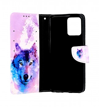 Knížkové pouzdro na Realme 8i Polární vlk_1