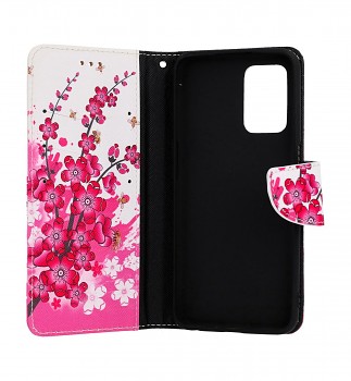 Knížkové pouzdro na Realme 9 5G Kytičky textil_1