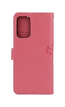 Knížkové pouzdro na Realme 9i Růžový strom sovičky
