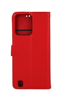 Knížkové pouzdro Realme C31 červené s přezkou